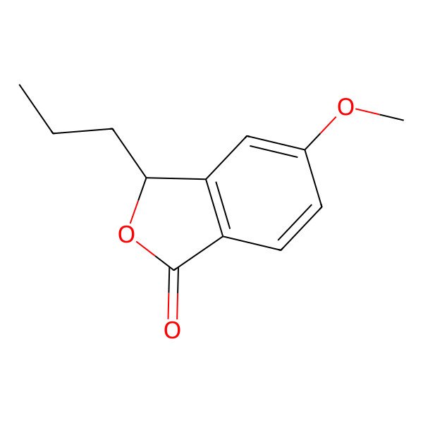 2D Structure of (3S)-5-methoxy-3-propyl-3H-2-benzofuran-1-one