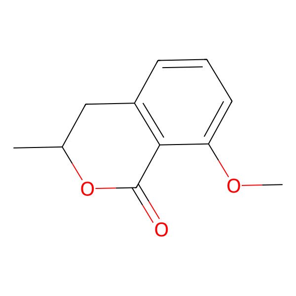 2D Structure of (S)-8-Methoxy-3-methylisochroman-1-one