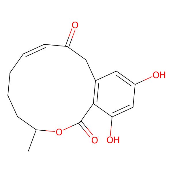 2D Structure of (3S)-cis-resorcylide
