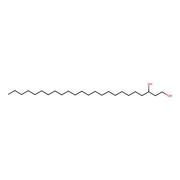 2D Structure of (3S)-tetracosane-1,3-diol