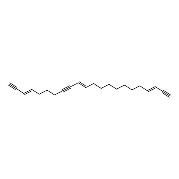 2D Structure of (3Z,10E,19Z)-docosa-3,10,19-trien-1,8,21-triyne