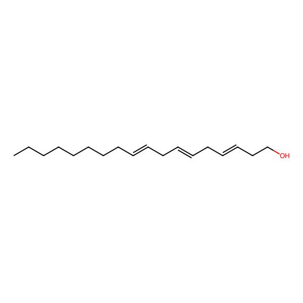 2D Structure of (3Z,6Z,9Z)-octadeca-3,6,9-trien-1-ol 2D Structure of (3Z,6Z,9Z)-octadeca-3,6,9-trien-1-ol