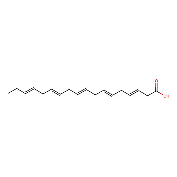 2D Structure of 3Z,6Z,9Z,12Z,15Z-octadecapentaenoic acid