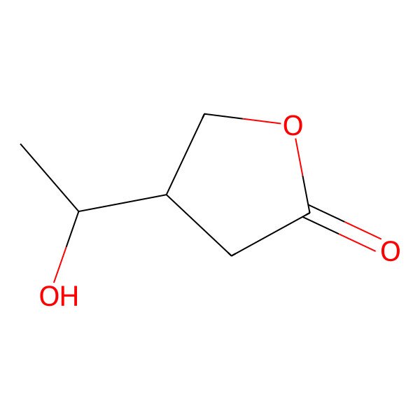2D Structure of 4-(1-Hydroxyethyl)-gamma-butanolactone