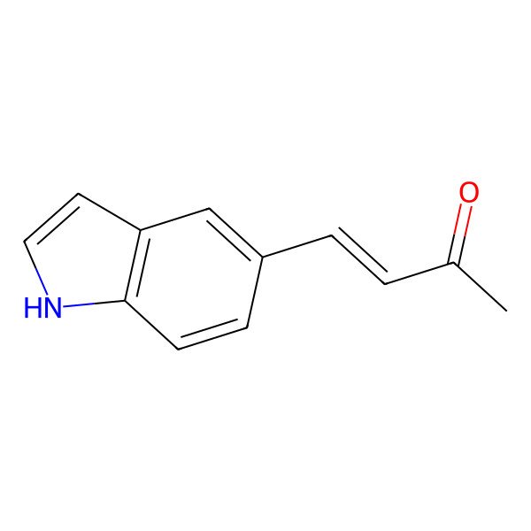 2D Structure of 4-(1h-Indol-5-yl)but-3-en-2-one