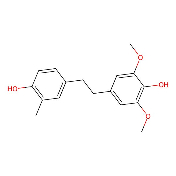 2D Structure of 4-[2-(4-Hydroxy-3-methylphenyl)ethyl]-2,6-dimethoxyphenol