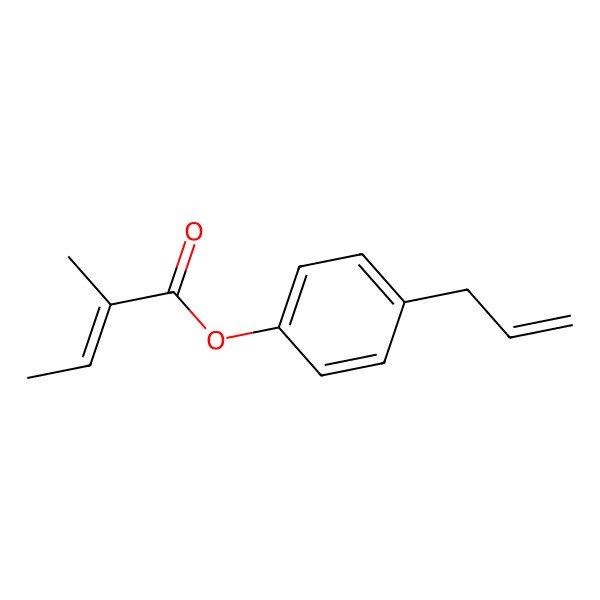 2D Structure of 4-(2-Propenyl)-phenylangelate 2D Structure of 4-(2-Propenyl)-phenylangelate