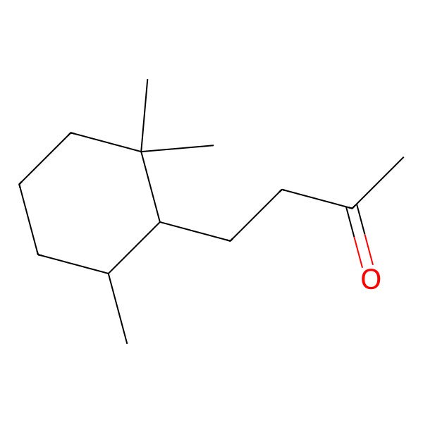 2D Structure of 4-(2,2,6-Trimethylcyclohexyl)-2-butanone