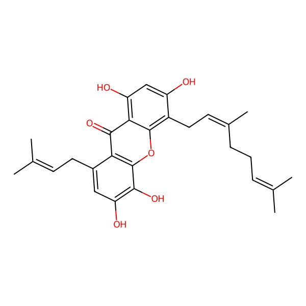 2D Structure of Virgataxanthone A