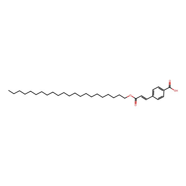 2D Structure of 4-[3-(Docosyloxy)-3-oxo-1-propenyl]benzoic acid