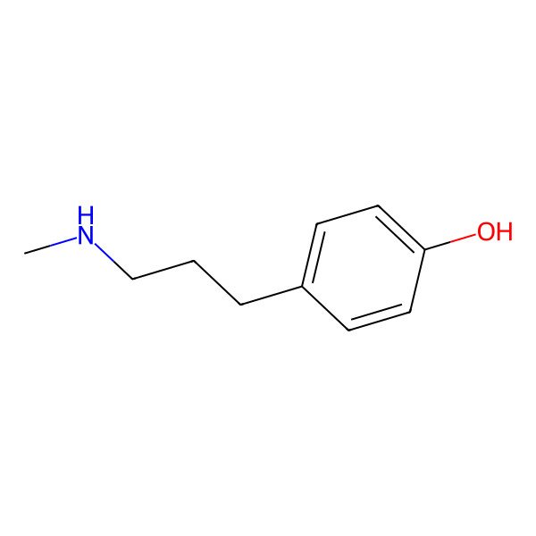 2D Structure of 4-(3-(Methylamino)propyl)phenol