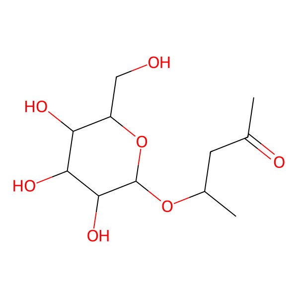 2D Structure of 4-[3,4,5-Trihydroxy-6-(hydroxymethyl)oxan-2-yl]oxypentan-2-one