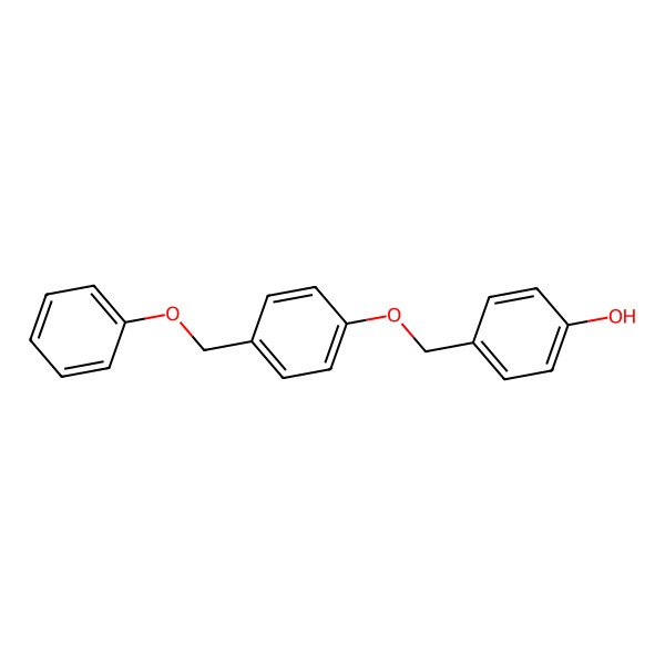 2D Structure of 4-[[4-(Phenoxymethyl)phenoxy]methyl]phenol