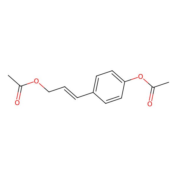 2D Structure of 4-Acetoxycinnamyl acetate