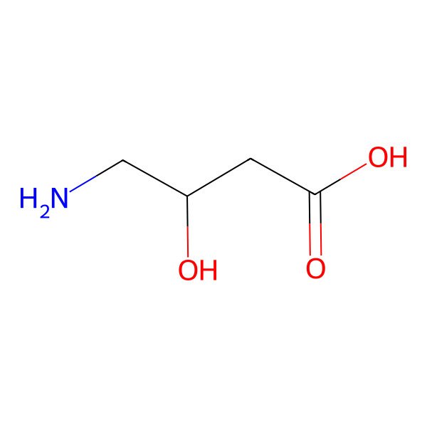 2D Structure of 4-Amino-3-hydroxybutyric acid