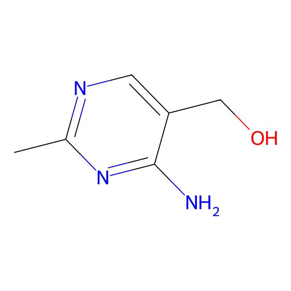 2D Structure of 4-Amino-5-hydroxymethyl-2-methylpyrimidine