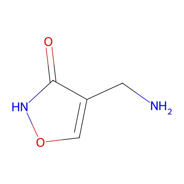 2D Structure of 1-Aminomethylisoxazol-3-ol