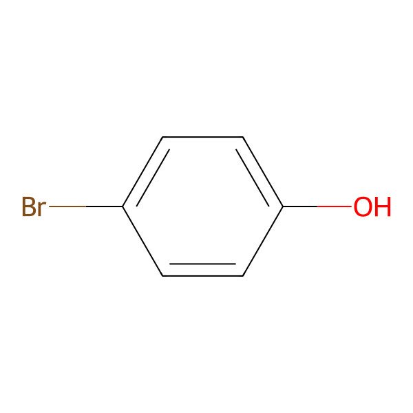 2D Structure of 4-Bromophenol