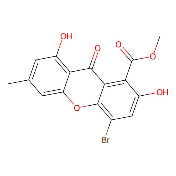 2D Structure of 4-Bromopinselin