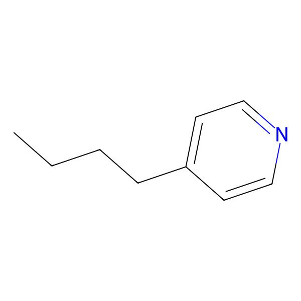 2D Structure of 4-Butylpyridine