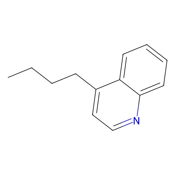 2D Structure of 4-Butylquinoline 2D Structure of 4-Butylquinoline