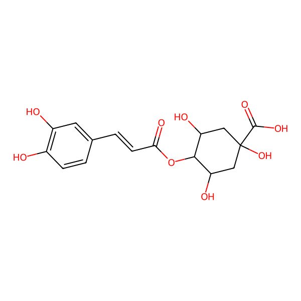 2D Structure of 4-Caffeoylquinic acid;4-O-Caffeoylquinic acid