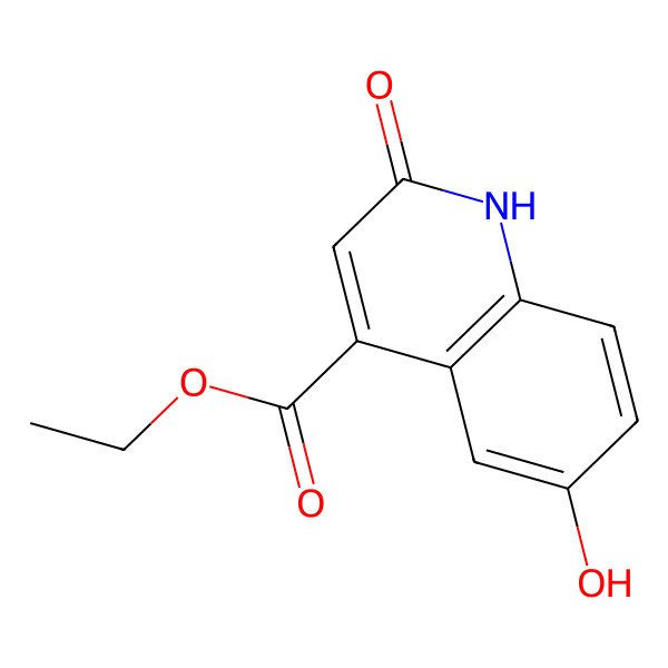 2D Structure of 4-Carboethoxy-6-hydroxy-2-quinolone