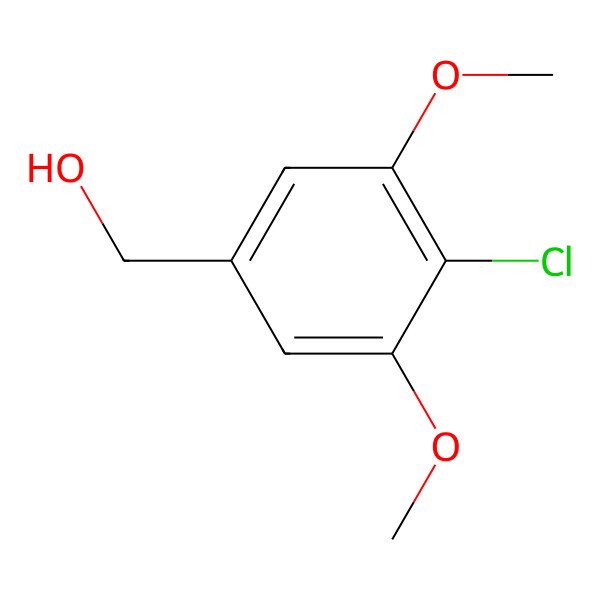 2D Structure of 4-Chloro-3,5-dimethoxybenzyl alcohol