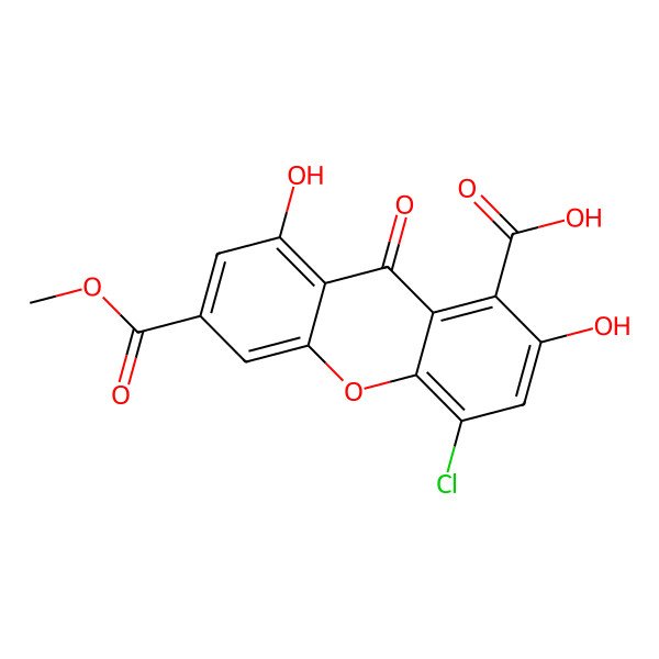 2D Structure of 4-Chlorocurvularinic acid
