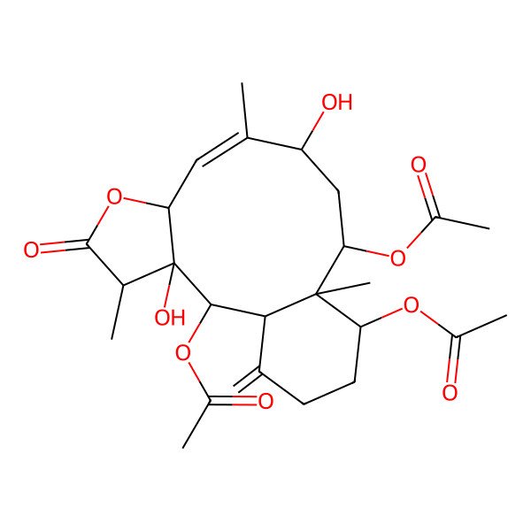 2D Structure of 4-Deacetyljunceellolide D