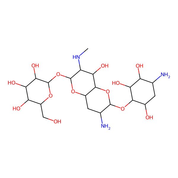 2D Structure of 4''-Deamino-4''-hydroxyapramycin