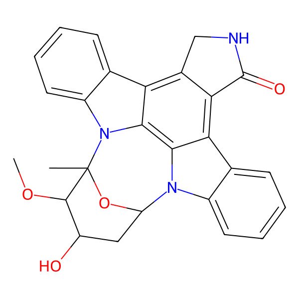 2D Structure of 4'-Demethylamino-4'-hydroxystaurosporine