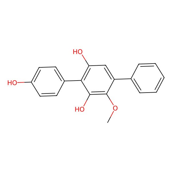 2D Structure of 4''-Deoxy-5'-desmethyl-terphenyllin