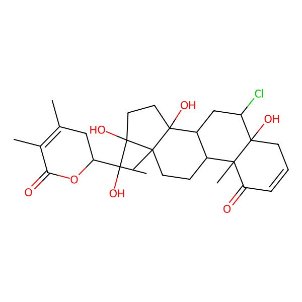 2D Structure of 4-Deoxyphysalolactone 2D Structure of 4-Deoxyphysalolactone