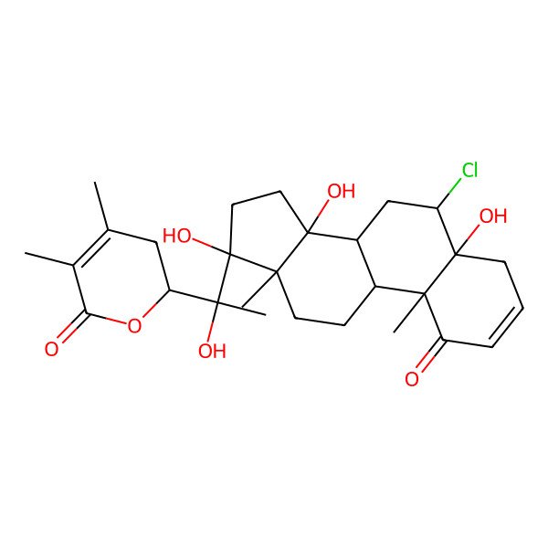 2D Structure of 4-Deoxyphysalolactone