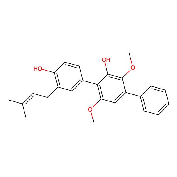 2D Structure of 4''-Deoxyprenylterphenyllin
