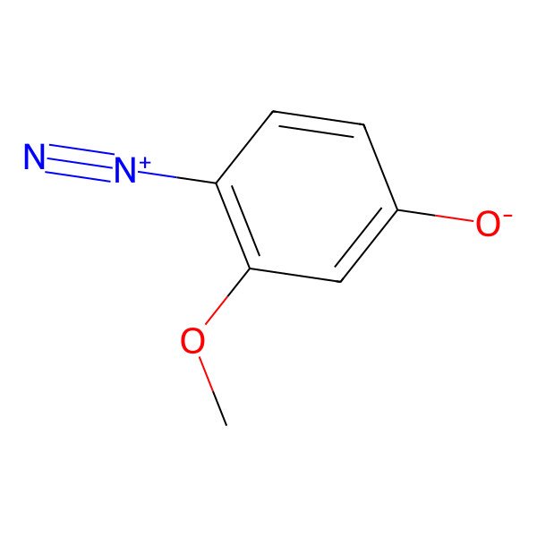 2D Structure of 4-Diazo-3-methoxy-2,5-cyclohexadien-1-one