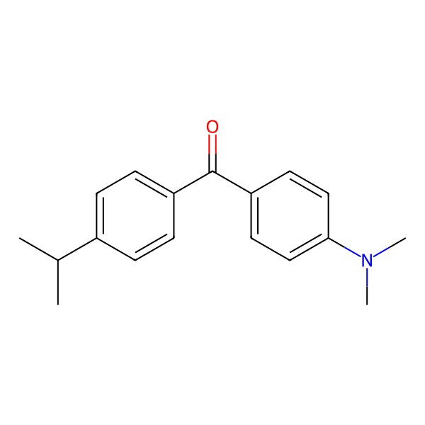 2D Structure of [4-(Dimethylamino)phenyl][4-(propan-2-yl)phenyl]methanone
