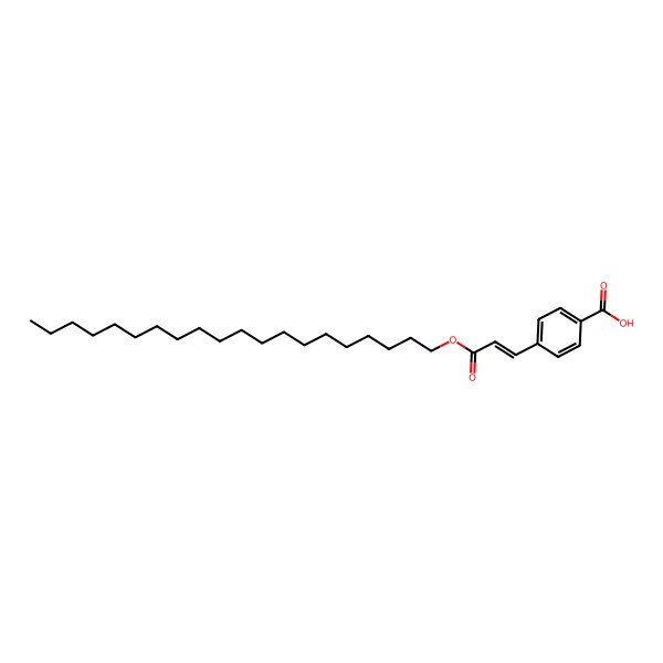 2D Structure of 4-[(E)-3-icosoxy-3-oxoprop-1-enyl]benzoic acid