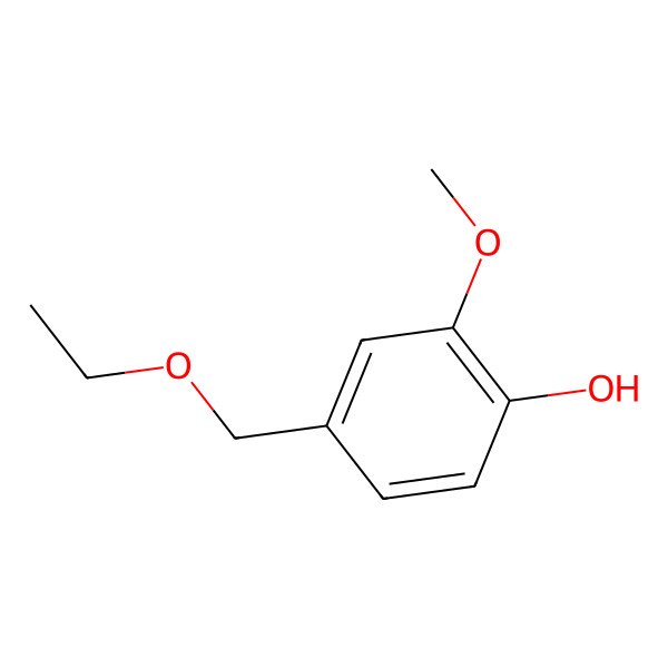 2D Structure of Vanillyl ethyl ether