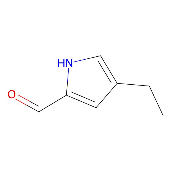2D Structure of 4-Ethylpyrrole-2-carboxaldehyde