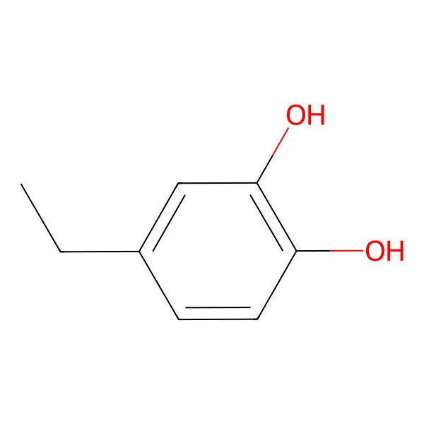 2D Structure of 4-Ethylcatechol