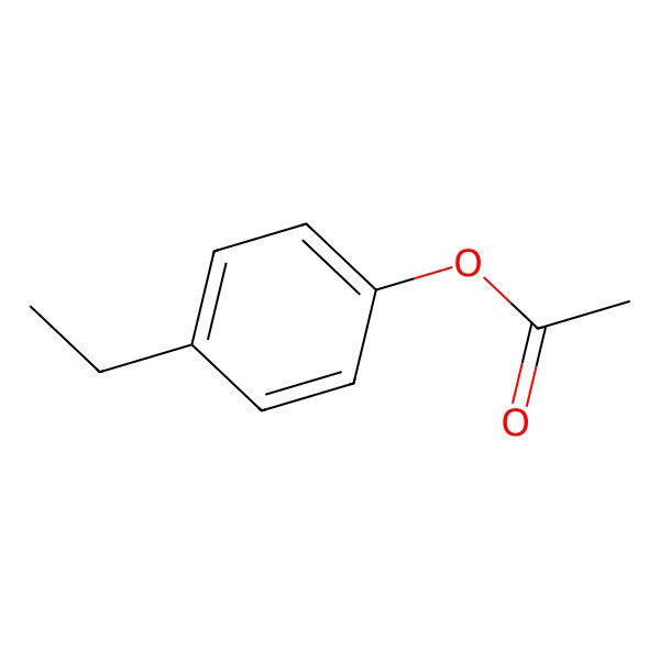 2D Structure of 4-Ethylphenyl acetate