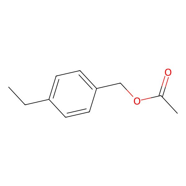 2D Structure of (4-Ethylphenyl)methyl acetate