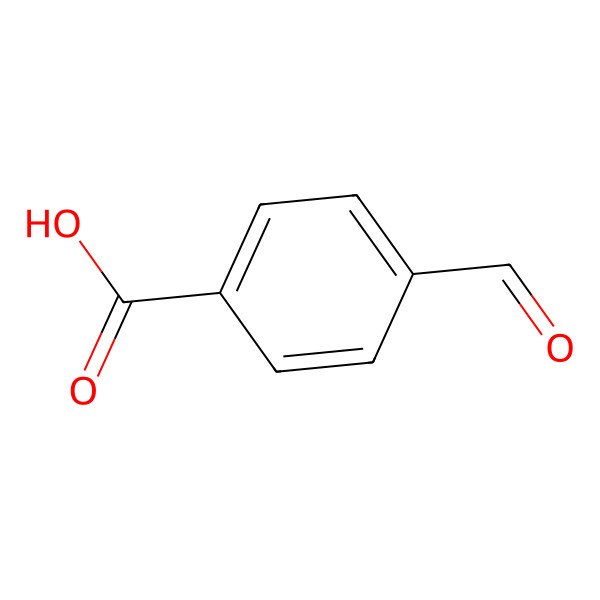 2D Structure of 4-Formylbenzoic acid