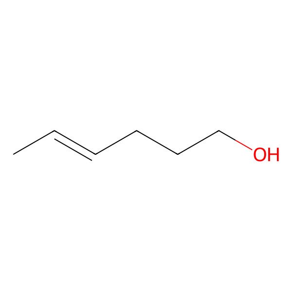 2D Structure of Hex-4-en-1-ol