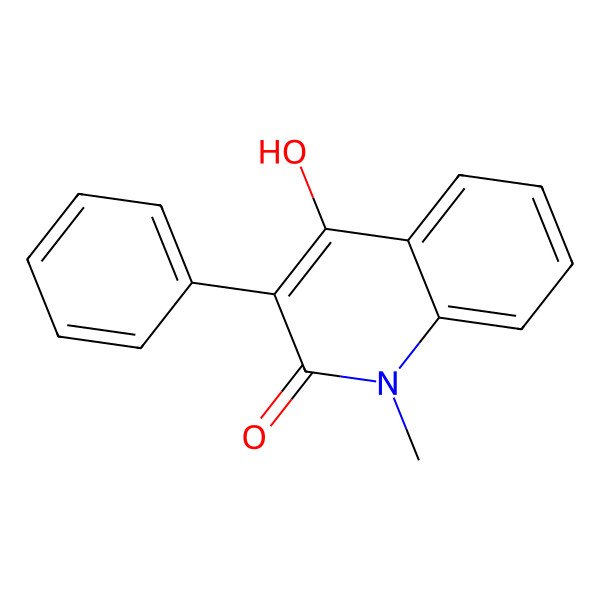 2D Structure of 4-Hydroxy-1-methyl-3-phenyl-1,2-dihydroquinolin-2-one