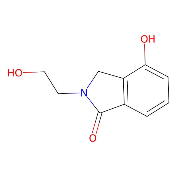 2D Structure of 4-Hydroxy-2-(2-hydroxyethyl)-2,3-dihydro-1H-isoindol-1-one