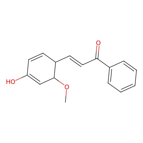 2D Structure of 4-Hydroxy-2-methoxydihydrochalcone