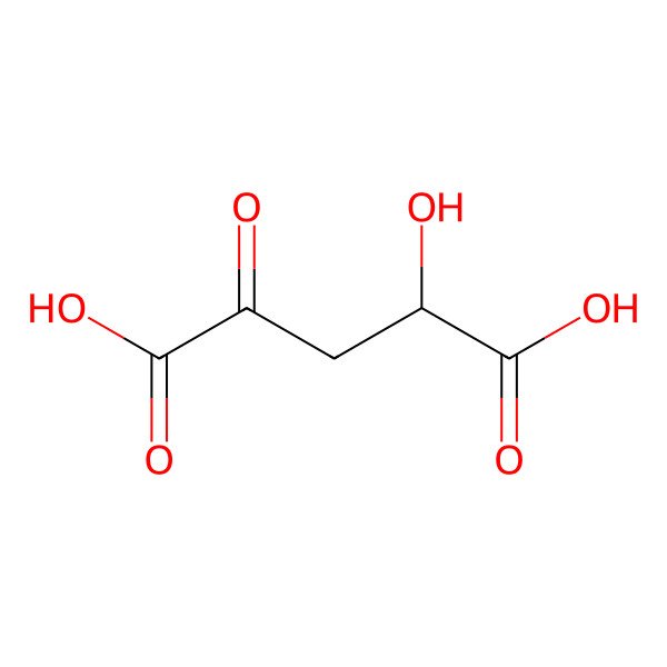 2D Structure of 4-Hydroxy-2-oxoglutaric acid